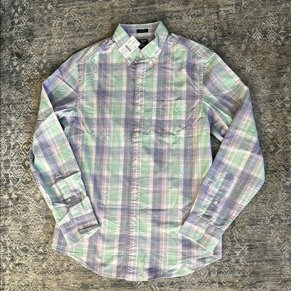 J. Crew Plaid Button Down Shirt